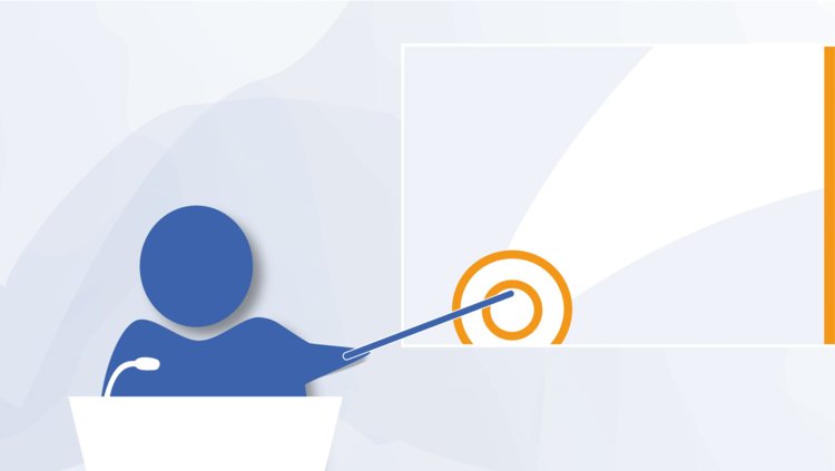 Symbolic image: presentation